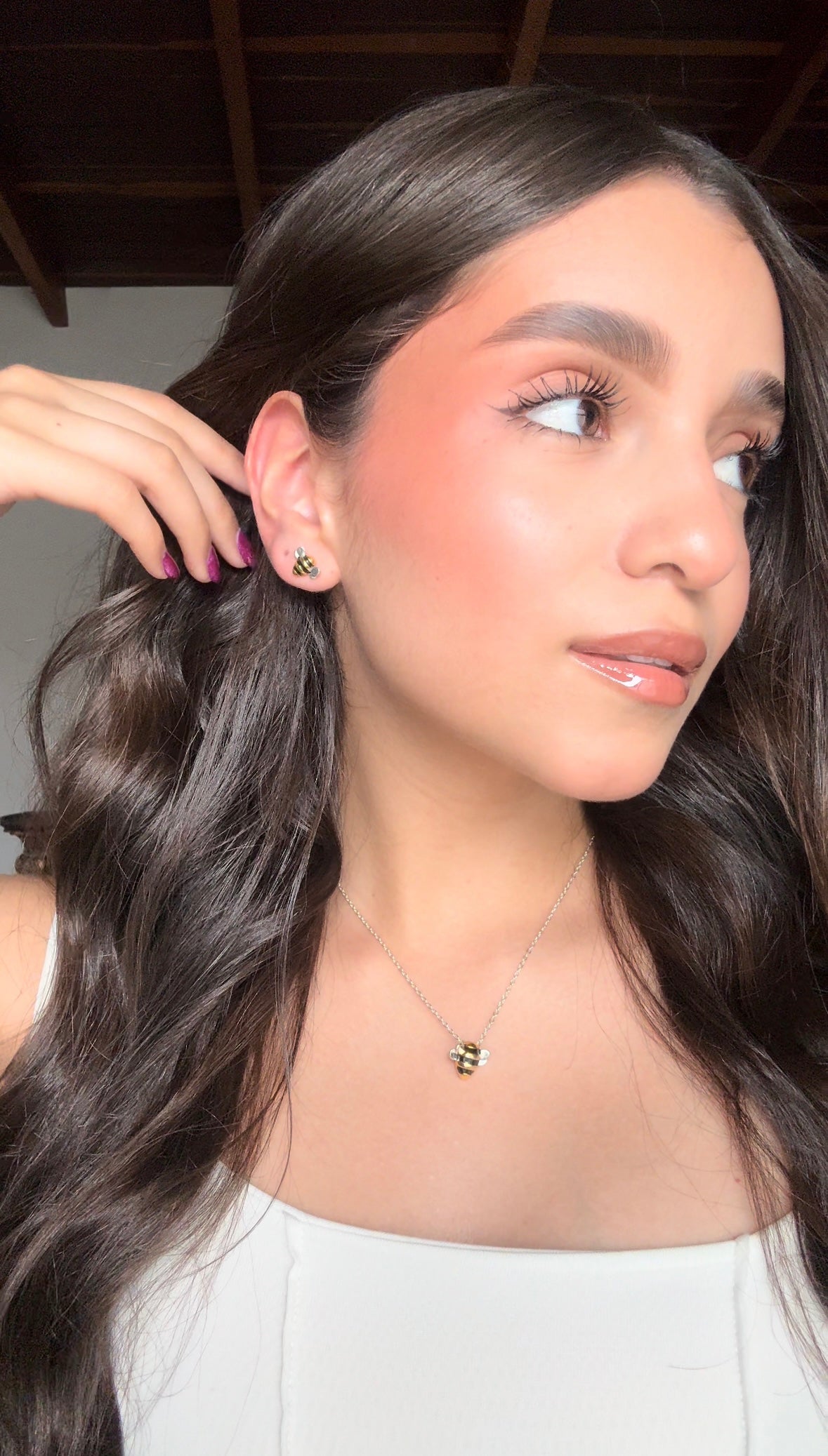 Combo Collar + Aretes + Anillo Anti-Estrés 🐝