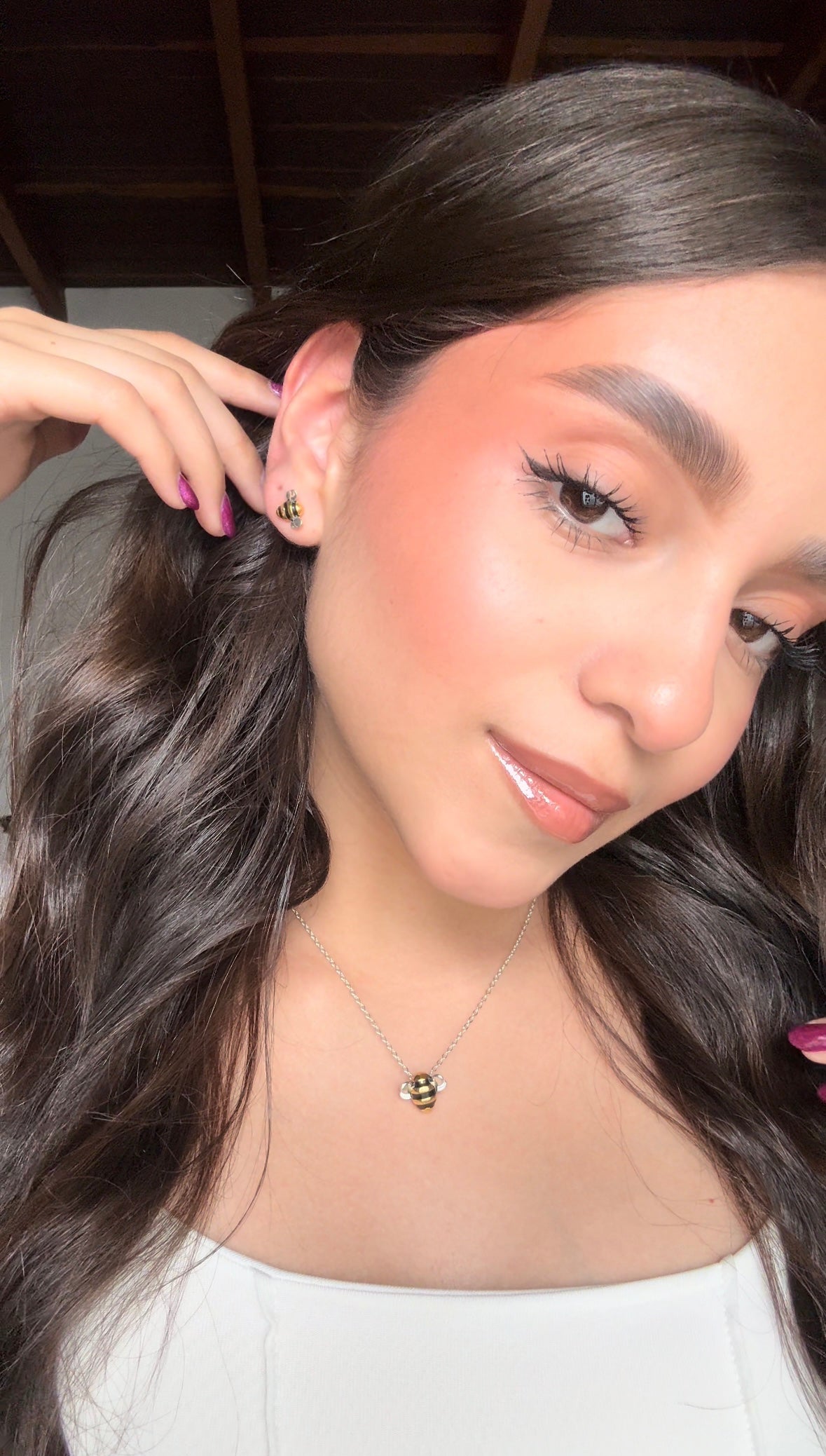 Combo Collar + Aretes + Anillo Anti-Estrés 🐝